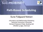 Path-Based Scheduling - slide 1