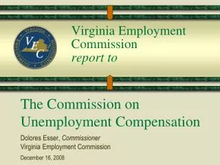 Virginia Employment Commission report to