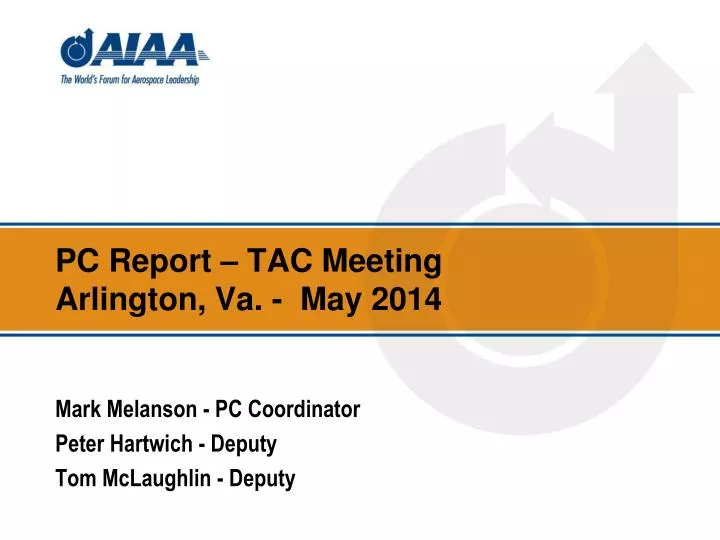 pc report tac meeting arlington va may 2014