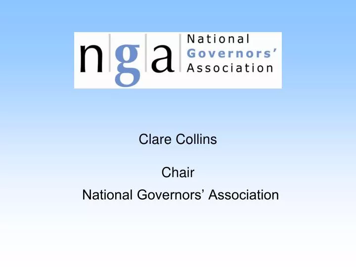 clare collins chair national governors association
