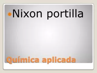 qu mica aplicada