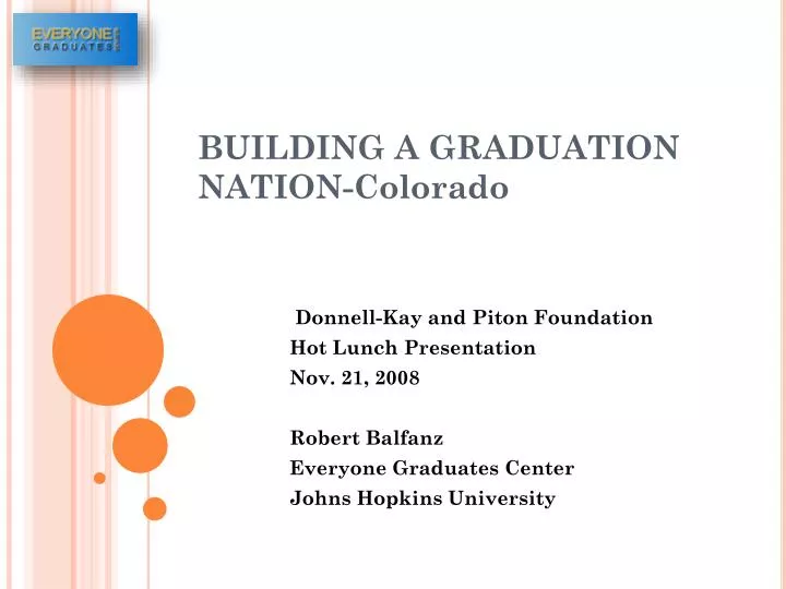 building a graduation nation colorado