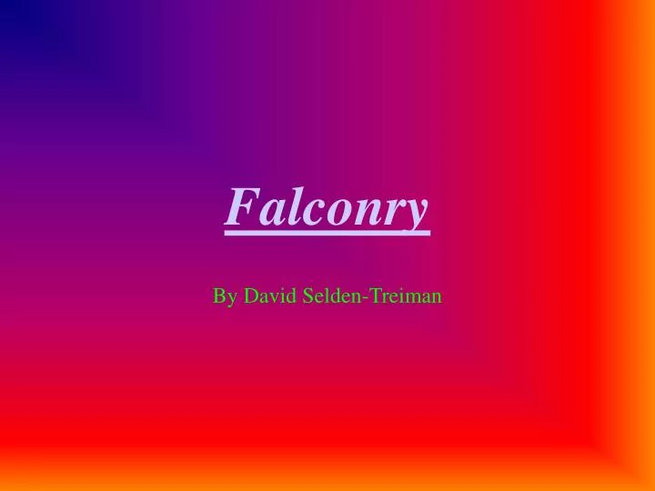 falconry