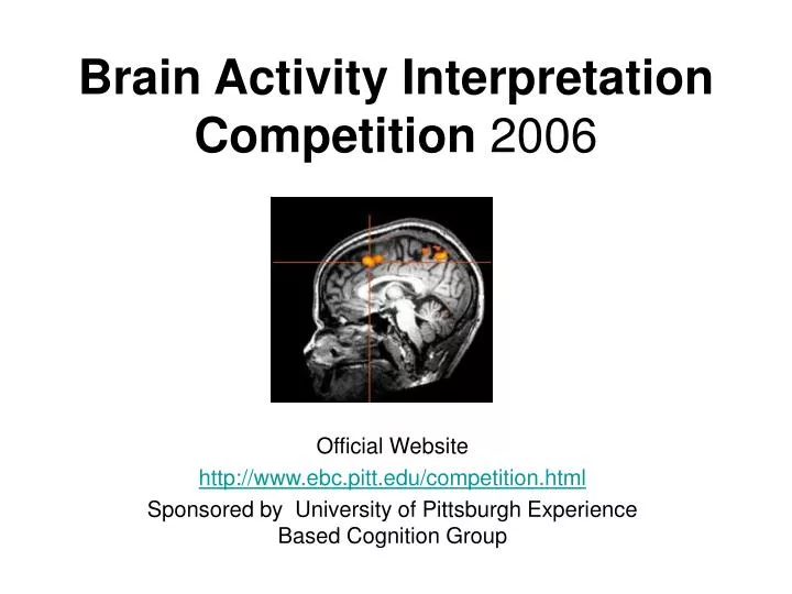 brain activity interpretation competition 2006