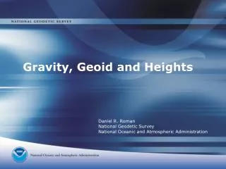 Gravity, Geoid and Heights
