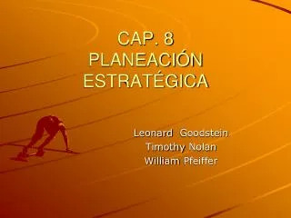 cap 8 planeaci n estrat gica