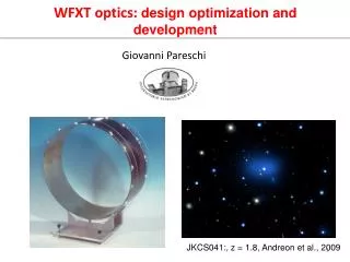 WFXT optics: design optimization and development