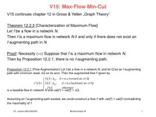 V15: Max-Flow Min-Cut