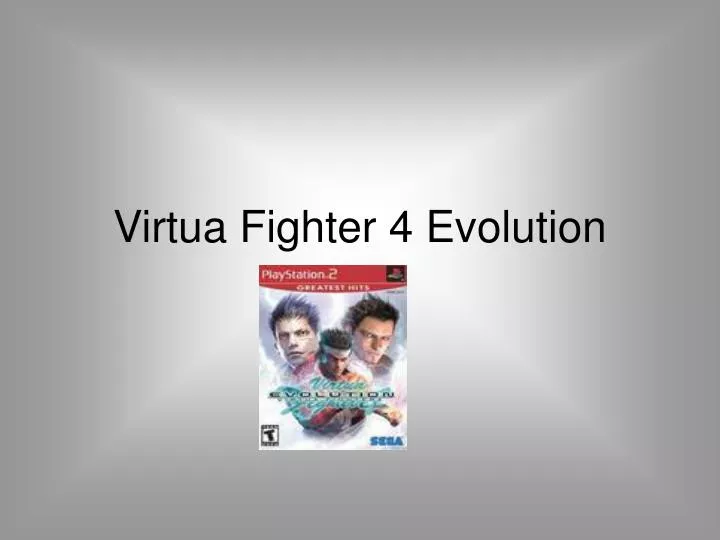 virtua fighter 4 evolution