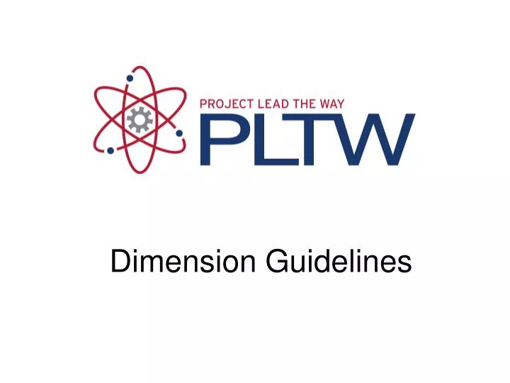 dimension guidelines