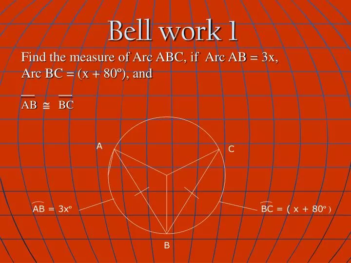 bell work 1