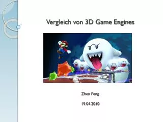 vergleich von 3d game engines