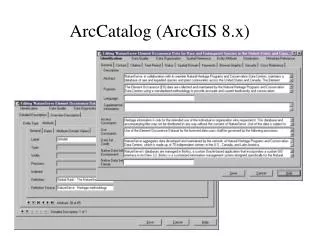 ArcCatalog (ArcGIS 8.x)