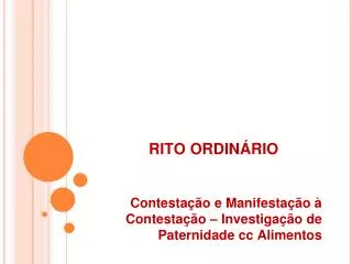 rito ordin rio