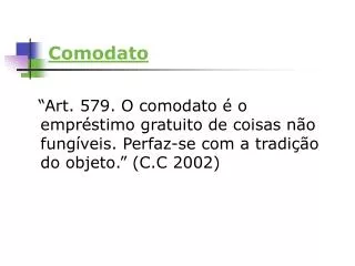 comodato