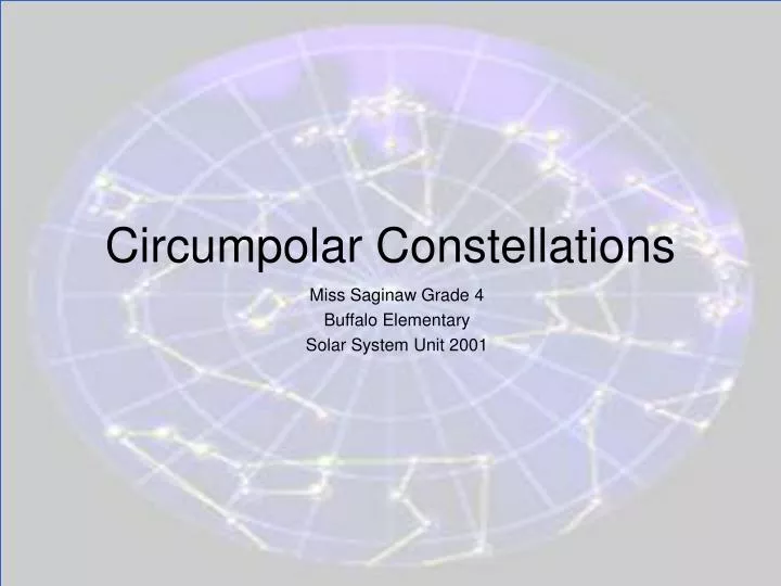 circumpolar constellations