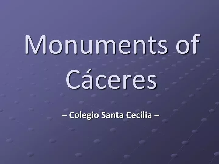 monuments of c ceres