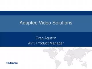 Adaptec Video Solutions