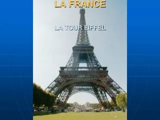 la france la tour eiffel