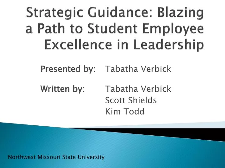strategic guidance blazing a path to student employee excellence in leadership