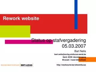 rework website