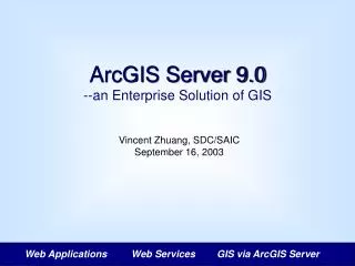 arcgis server 9 0 an enterprise solution of gis
