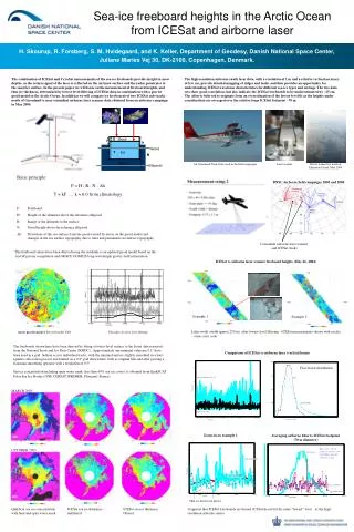 Sea-ice freeboard heights in the Arctic Ocean from ICESat and airborne laser