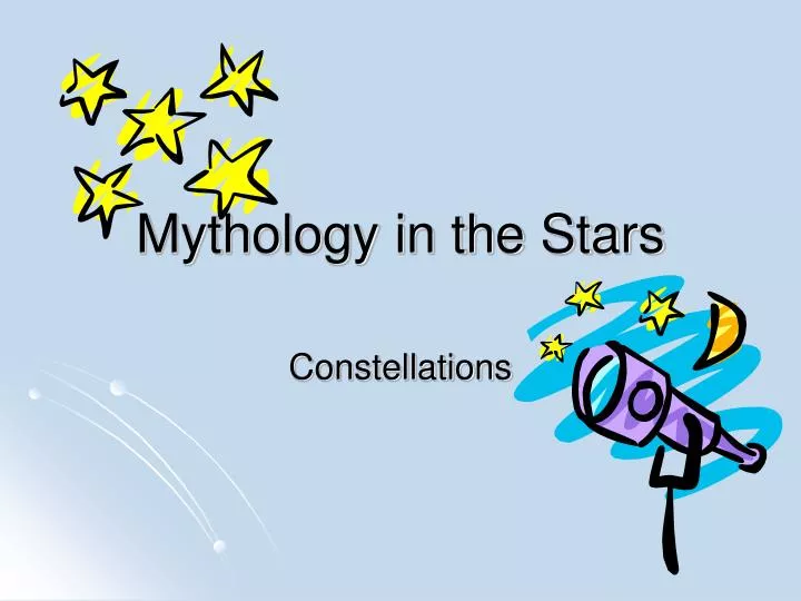 mythology in the stars