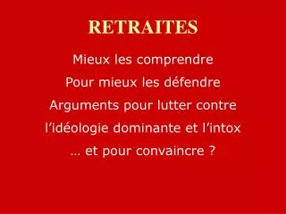 retraites