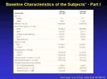 Baseline Characteristics and Adverse Events in Colorectal Cancer Study - slide 1