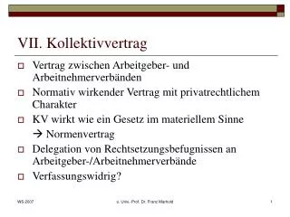 vii kollektivvertrag