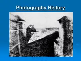 Photography History