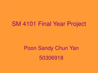 SM 4101 Final Year Project