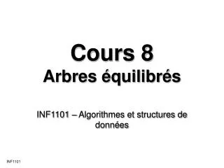 cours 8 arbres quilibr s