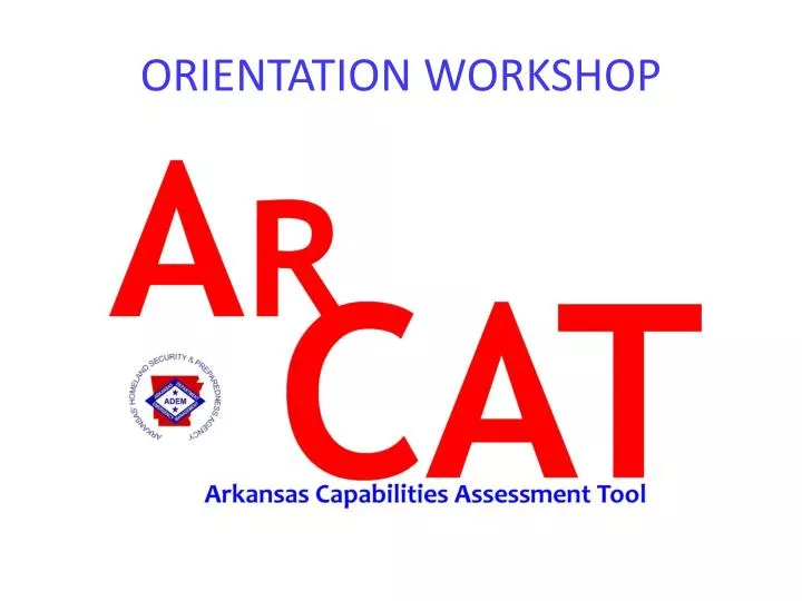 orientation workshop