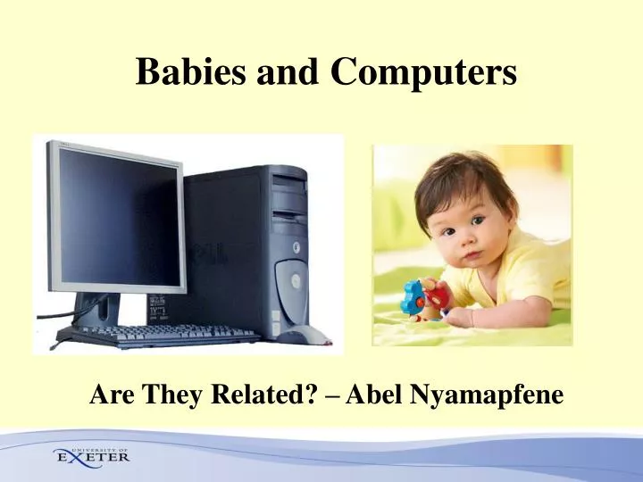 babies and computers