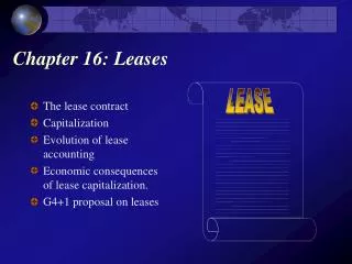 Chapter 16: Leases