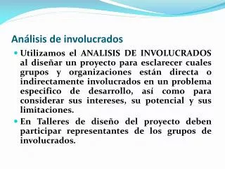 an lisis de involucrados