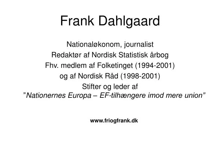 frank dahlgaard