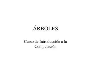 rboles