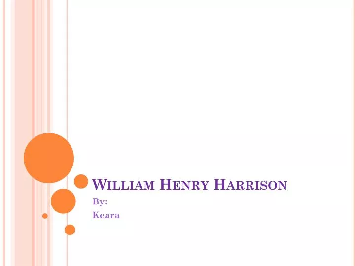 william henry harrison