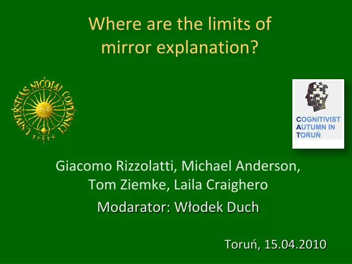 where are the limits of mirror explanation