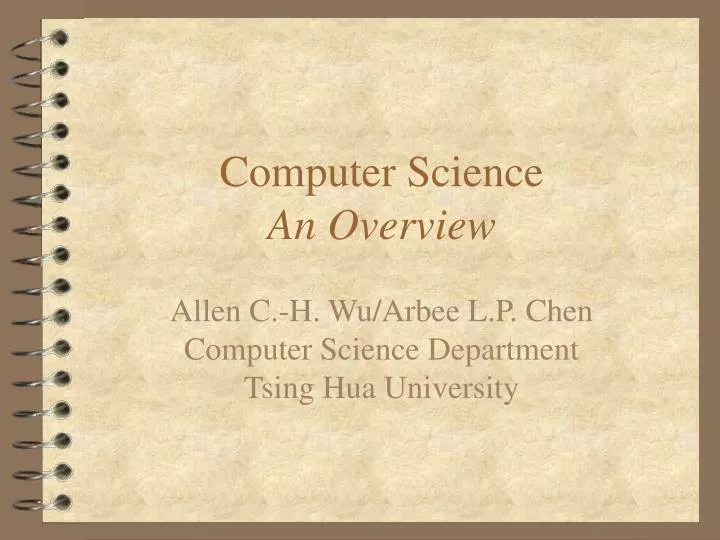 computer science an overview