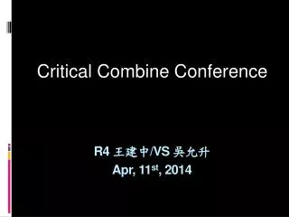 R4 ??? /VS ??? Apr, 11 st , 2014