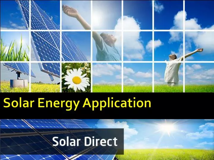 solar energy application