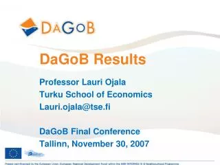 DaGoB Results