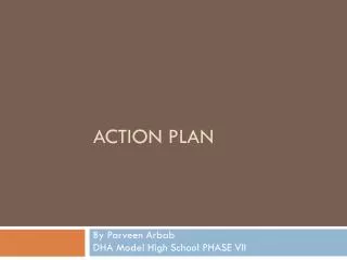 Action plan