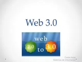 PPT - Web 2.0 Vs. Web 3.0 PowerPoint Presentation, Free Download - ID ...