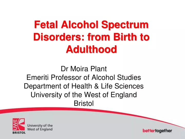fetal alcohol spectrum disorders from birth to adulthood