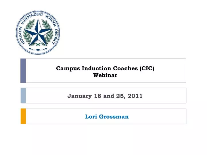 campus induction coaches cic webinar